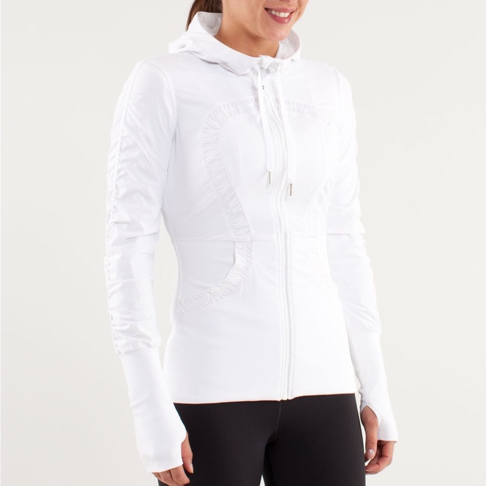 White Lululemon Studio Jacket